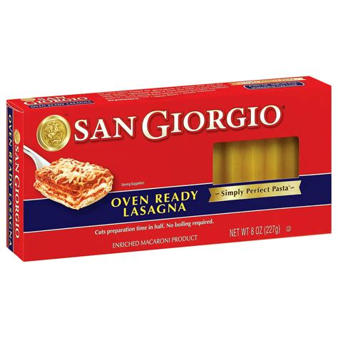 san giorgio oven ready lasagna
